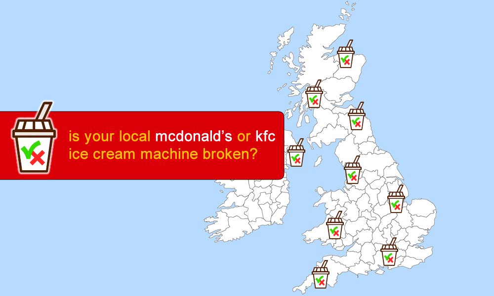 Mcdonald S Ice Cream Machine Broken Map at Bob Welch blog